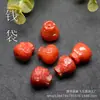 Venta al por mayor de accesorios de Ágata Roja del Sur: Cuentas de loto rojo del sur, cuentas con forma de calabaza, cuentas con forma de durazno y cuentas con forma de nube para pulseras, en un diseño de estilo chino