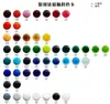 Esmalte em Pó de Alta Temperatura para Talheres, Esmalte Cloisonné Artesanal Diy para Cerâmica Nambu, 30 Gramas, 48 Cores, Transparente