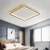 Lámpara de sala de estar, lámpara de techo led de ambiente moderno y sencillo, lámpara principal rectangular ultrafina, lámpara de dormitorio nórdica, lámpara Zhongshan