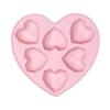 Amazon Explosions Grande Amor Forma de Bolo Diamante Forma de Coração Forma de Chocolate Silicone Conjunto de Cozinha para Assar