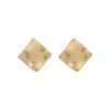 Pendientes de metal geométricos irregulares exagerados de estilo europeo y americano, pendientes de ondas cuadradas de alta calidad, joyería femenina, venta directa de fábrica
