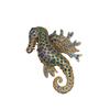 Broche Hipocampo Cobre Antiguo Medio Occidental Vintage Incrustado Diamantes de Imitación Retro Industria Pesada Oro Viejo 18 Diario Cien