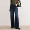 Jeans de Pierna Ancha Elegantes de Moda para Mujer Otoño Invierno 2026 Nuevo Estilo Petite Adelgazantes Rectos Pantalones Temperamento Versátil Moderno