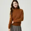 Estilo Minimalista de Luxo Leve! Suéter 100% Caxemira Pura Feminino Outono/Inverno Novo Estilo Cor Sólida Malha de Alta Gauge Primeira Linha Pulôver
