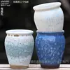Vaso de Flor Carnuda Velho Empilhado Cerâmica Pátio Externo Casa Vaso Alto Preço Especial Liquidação Varanda Penhasco Velho Empilhado 46