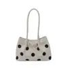 Comercio exterior lunares artísticos 2026 nuevo modelo gran capacidad casual para el día a día hombro axila tote bolso de mujer