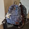 Mochila Escolar Modelo Nuevo 2026 Transfronteriza para Estudiantes de Secundaria y Preparatoria, Mochila de Nicho con Estampado de Estrella Femenina, Mochila Estilo Bosque para Estudiantes Universitarios