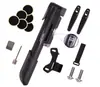 Kit de ferramentas de acessório para reparo de bicicletas transfronteiriço, conjunto de reparo para bicicletas de montanha e bicicletas de estrada, ferramentas de reparo de pneus com bomba