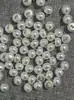 Botões de costura à mão decorativos para casaco e vestido de mulher, moda simples, fivela de cogumelo de pé alto, imitação de pérola, semicírculo preto e branco