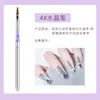 Caneta para Nail Art de Fábrica Atacado Conjunto de Canetas de Cristal Prata Caneta Caneta de Cristal Ferramentas para Nail Art Pincel para Nail Art