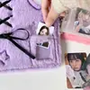 Álbum de Fotos de Peluche con Cinta Estilo Ballet Álbum de Almacenamiento de Hojas Sueltas Álbum de Tarjetas de Ídolos Femeninos Álbum de Fotos de Ídolos Álbum Conmemorativo Polaroid