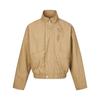 Chaqueta Bomber Retro Americana de Cuello Alto Corta para Hombre y Mujer para Primavera y Otoño Holgada Estilo Granero Chaqueta de Trabajo para Hombre y Mujer Trendy