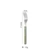 Juego de Cuchillo, Tenedor y Cuchara con Mango de Remache de Acero Inoxidable 430, Vajilla Estilo Crema, Juego de Cuchara y Tenedor de Postre de Alta Estética, Cuchillo y Tenedor para Steak