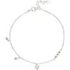 Pulseira de Prata Esterlina 925 em Formato de Coração Cravejada com Diamantes para Mulheres, Estilo Coreano, Estilo Simples de Estudante, Design Minimalista de Nicho, Personalizada para Melhores Amigas