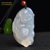 Espécie de gelo calcedônia pingente de Buda ágata Buda Maitreya Buda de cabeça torta pingente de Buda fornecimento ao vivo de Jade Jade uma geração de cabelo