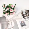 Rododendro Pequeno Magnólia do Milênio Fotografia de Casamento Buquê Impressão 3D Flores Artificiais Realistas Atacado Artesanato de Flores de Simulação