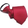 Corbata con cremallera de 8 cm al por mayor perezosa fácil de jalar sin nudo 7 cm para hombre negocios formal morado rojo rojo oscuro