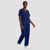 Ropa de Trabajo para Quirófano Más Vendida en Amazon Conjunto Separado Ajuste Elástico Talla Completa Ropa para Lavar a Mano Ropa de Trabajo para Personal Médico