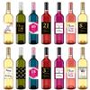 Pegatinas para botellas de vino tinto con temática de fiesta de cumpleaños transfronteriza de 18, 21, 30, 40, 50, 60, 70 y 80 años.
