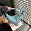Bolsa Transversal de Bolinho de Alta Qualidade, Bolsa de Axila, Bolsa de Ombro, Unissex Tendência Atacado Transfronteiriça Versátil Casual Pequena Bolsa de Pano