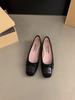 Zapatos de Salón para Mujer con Tacón Oculto Estilo Chanel 2026 Primavera y Otoño Lazo Zapatos de Ballet Suaves para Fiesta Mocasines Planos