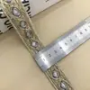 Estilo étnico lentes encaje pequeño Hanfu ropa infantil bordado cinta tejida traje antiguo bordado de lentejuelas código de barras material para zapatos accesorios en stock
