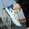 Zapatillas de Bádminton con Hebilla Giratoria para Parejas 2026 Nuevas Ligeras Zapatillas Deportivas de Tenis de Mesa para Hombre Zapatillas de Entrenamiento de Tenis para Mujer