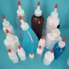 Botella de Punta Fina, Botella Dosificadora, Botella Exprimidora, Botella de PE, Botella con Tapa Roja, Botella Gotero
