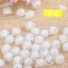 8mm Conta-em-Conta Contas Acrílicas Contas Soltas Transparente Cor Interna Contas da Terra Acessórios para Vaso Bordados à Mão
