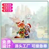 Zootopia 2 Ímãs de Geladeira Acrílicos Temáticos de Natal Decoração de Desenho Animado de Alto Valor Moderno Criativo