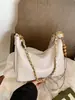 Bolso Tote de Cadena de Moda de Verano para Mujer 2026 Nuevo Simple Diario Texturizado Casual Vintage de Hombro Único Cruzado