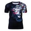 Ropa de entrenador ropa de fitness de secado rápido camiseta de manga corta top de entrenamiento para culturismo deportivo mallas deportivas para correr hombres