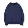 Venta al por mayor desde la fábrica de origen: Sudadera de Color Sólido con Cuello Redondo para Hombre, Modelo Nuevo 2026, Para Primavera y Otoño, Felpa Delgada, Chaqueta de Corte Holgado