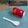 Pure White Ceramic Spoon Creative Ceramic Stir Long Handle Coffee Spoon Tempero Colher Pequena Colher Sopa Colher Pequena Colher de Arroz