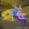 Luz LED con Forma de Dragón, Modelo Dragón del Zodiaco, Resistente al Agua para Exteriores, Decoración Festiva para Lugares Pintorescos, Luz de Paisaje, Pequeñas Instalaciones de Luz