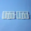 Caixa Organizadora de 6 Compartimentos, Caixa Plástica Transparente para Miçangas, Elásticos de Cabelo, Acessórios de Maquiagem, Peças Eletrônicas, Embalagem de Caixa Organizadora Anti-emaranhamento