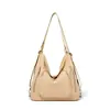 Bolsa Hobo de Lona Lavada para Mulheres, Grande Capacidade, Estilo Despojado de Ombro, Bolsa Tote de Ombro para o Dia a Dia Atacado