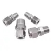 Conector para Mangueira de Proteção, Rosca Externa, Conector Reto Xzy06-D3.18 D4 D6 D8 D10 D12-1 2