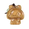 Sándalo Verde Talla Perro Canela Lindo Cadena para Teléfono Móvil Artesanía de Madera Maciza Regalo Perro del Zodiaco Colgante para Bolso Llavero