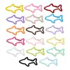 Colgante de Tiburón de Dibujos Animados de Aleación, Colgante Chapado en Color, Cadena para Teléfono Móvil, Llavero, Materiales Decorativos, Accesorios para Joyería DIY