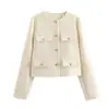Moda Europeia e Americana Transfronteiriça Aliexpress Ins Venda Quente Blazer Curto com Gola Reversível