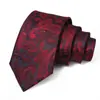 Corbata Retro Burdeos para Hombre, Novio, Padrino de Boda, Corbata de Boda, Corbata de Negocios de Poliéster y Seda para Hombre al por Mayor