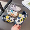Outono e Inverno Novo Estilo Sapatos Casuais Infantis Moda para Meninas Bloqueio de Cor Malha Respirável Antiderrapante para Meninos Esportes Bebê Tendência