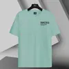 Fabricante Original Verão Seda de Gelo Secagem Rápida Manga Curta Tops Finos Largos Esportivos Versátil t Camiseta Masculina de Manga Curta Tendência