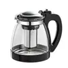 Olla interior de acero inoxidable 304, resistente al calor, tetera de vidrio de gran capacidad para uso doméstico, adecuada para preparar té chino, y para uso en oficinas; una sola unidad del fabricante, para ventas transfronterizas