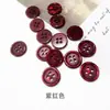 Botões Perolados Coloridos, Redondos com Bordas Finas, Versáteis para Roupas Masculinas e Femininas, Cardigãs, Camisas, Botões de Resina na Cor Macaron