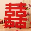 Suprimentos para Casamento Estéreo Enfeites de Palavras Felizes Noivado Casamento Quarto de Casamento Mesa Decoração de Casamento Chinês Sala de Estar Nova Decoração