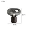 Luxo Leve Ins Novo Produto Pós-Moderno Minimalista Designer Quarto Sala de Estar Decoração Abajur de Bola de Vidro Luminária de Mesa de Mármore