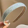 Coleção de Faixas de Cabelo Azuis Acessórios de Cabelo Frescos Moda Sensação de Alto Padrão Acessório de Cabeça Padrão Lavar o Rosto Novo Versátil Xadrez Elegante