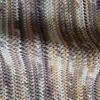 Otoño e Invierno Miu Hilo de Algodón Tejido Bolso de Mano Material para Cojín Bolso de Color Degradado Tela de Punto Marrón Tejido de Hilo de Algodón